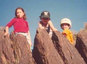 Lynelle, Annie, Derek chimps Take over rock